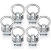 L Track Single Stud Fitting Cargo Rail Clips for Standard L-Track Channels, 16 Pack Tie-Down Hardware for Trailer