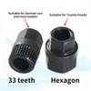33 Teeth Hexagon Generator Pulley Removal Tool High Quality Alternator Clutch Free Wheel Pulley Removal