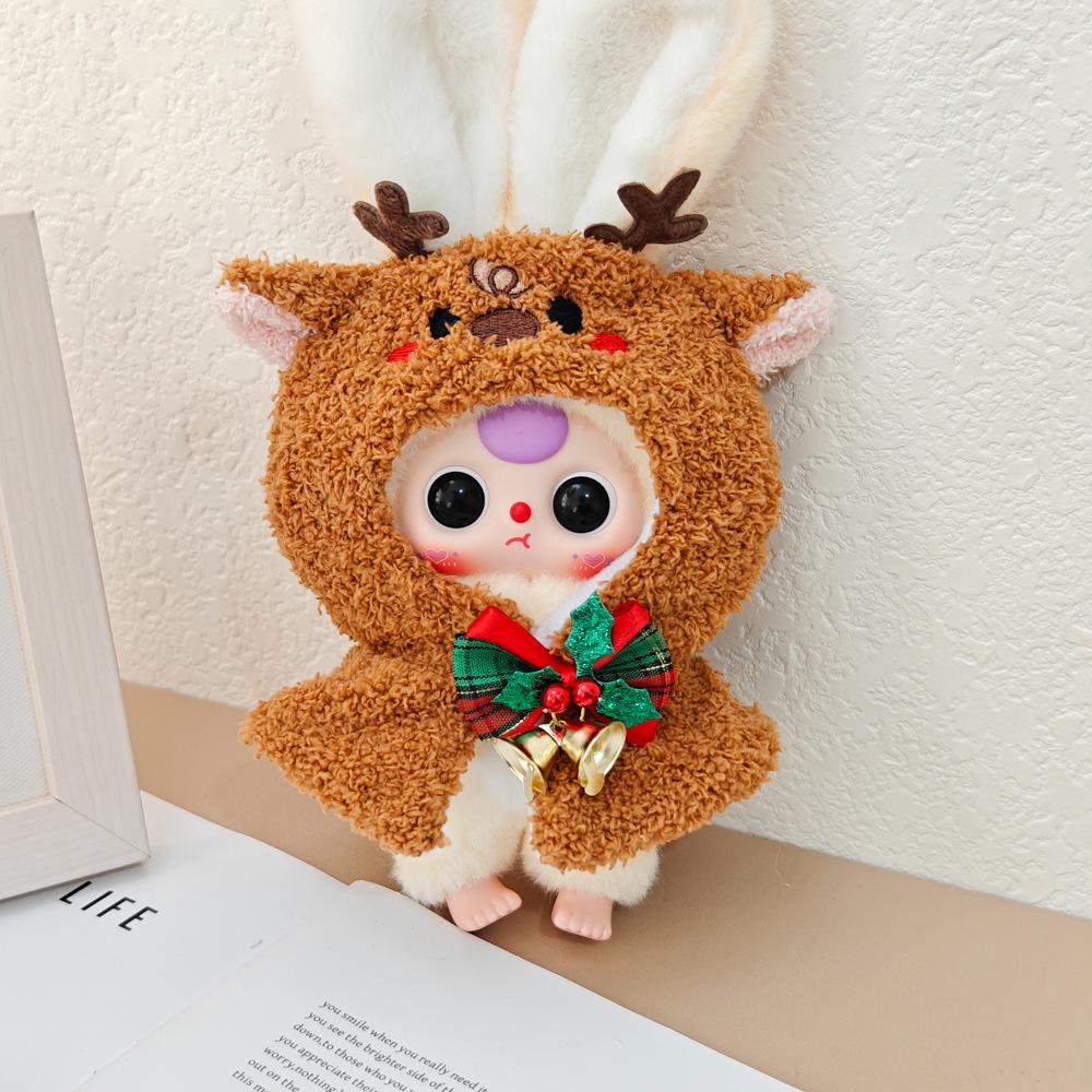 Macaron Little Rabbit Doll Clothes: Cute Pendant, Outfit for 3-Year-Old, Blind Box Edition
