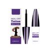 8ml Tearable Liquid Eyebrow Pencil Waterproof And Sweat-proof Tear-off Film Natural Hair Ultra-fine Brush Strokes Long-lasting And No Makeup