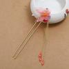 Hanfu Butterfly Fringed Hairpin Female U-shaped Disc Hairpin Retro Super Fairy Temperament Modern Hairpin Jewelry