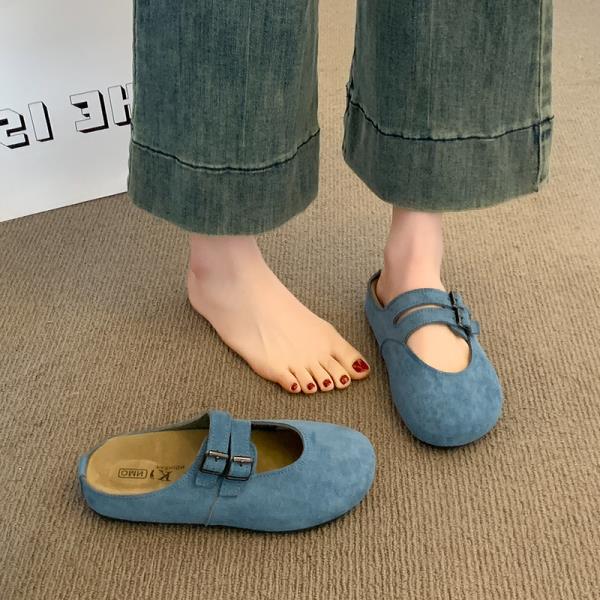 Fashion Shoes Lady Slippers Soft Platform Loafers Luxury Slides Slipers Women Cover Toe Girl Comfort Designer Flat 2025 Shoes For Girls