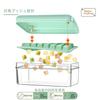 Ice Maker, Ice Tray, Ice Maker, Ice Block, Ice Maker, Container, Removes Ice In 1 Second [Food Sanitation Law Compliant], Ice Mold with Lid, Large Cap