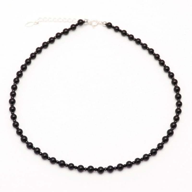 Weniger ist mehr Onyx Mix Halskette