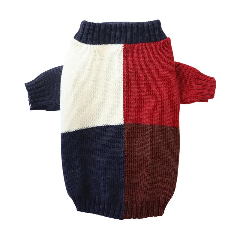 Cozy Knitted Cotton & Velvet Pet Sweater for Cats and Dogs