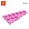 Non-Toxic 62Pcs/Lot 54383 Wedge Plate Right Plate 3X6 With Angle Building Blocks Moc Color Accessories Compatible With Brick Part