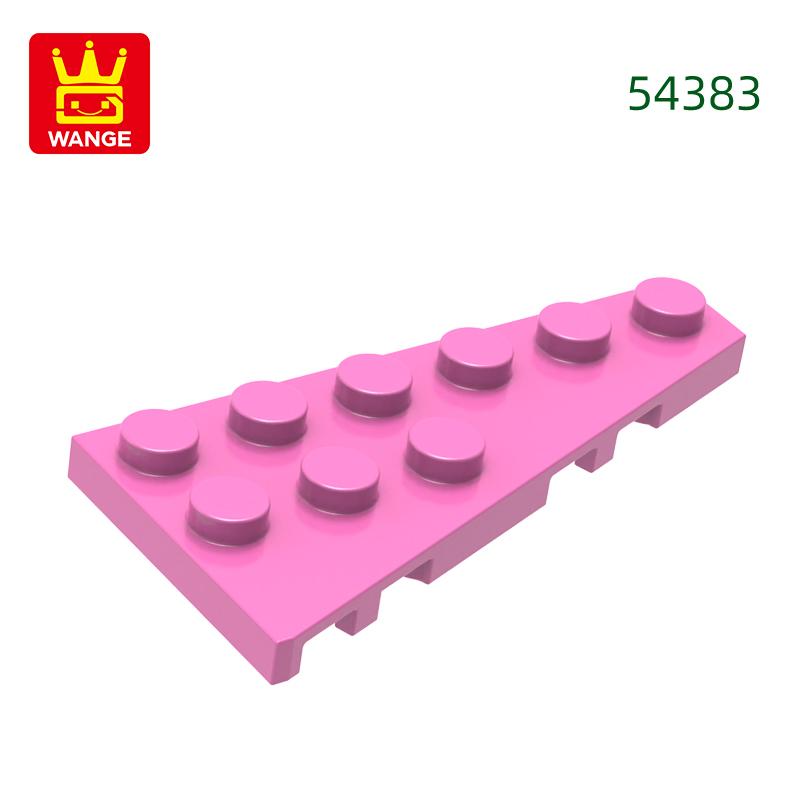 Non-Toxic 62Pcs/Lot 54383 Wedge Plate Right Plate 3X6 With Angle Building Blocks Moc Color Accessories Compatible With Brick Part