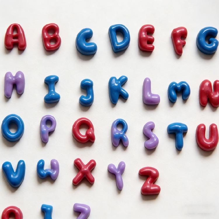 Flexible Resin Mold Pendant Molds Keyboard Letter Shape Silicone Texture for Epoxy Crafts and Creative Wall Decorations
