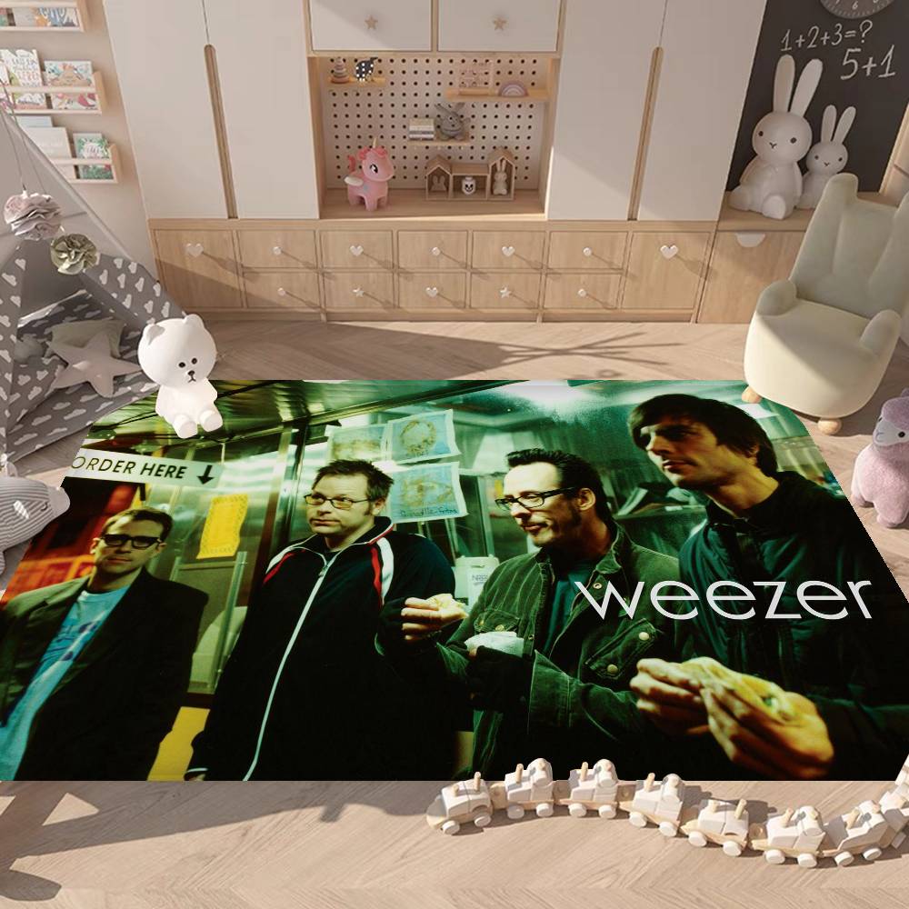 Rock Band W-Weezer Kitchen Mat Cheaper Anti-slip Modern Living Room Balcony Printed Modern Home Decor