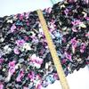 27cm Wide Printed Elastic Lace, DIY Stretch Sewing Lace Fabric for Lingerie, Bra, Underwear, Dress, Garment, Crafting