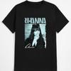 Rihanna Black TShirt Unisex
