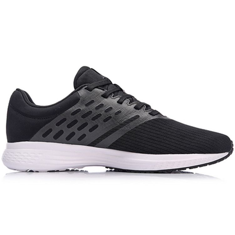 Li Ning Speed Star One-Piece Woven Shock Absorbing Breathable Low-Top Running Shoes Unisex Sneaker Standard-Black ARHN007-3