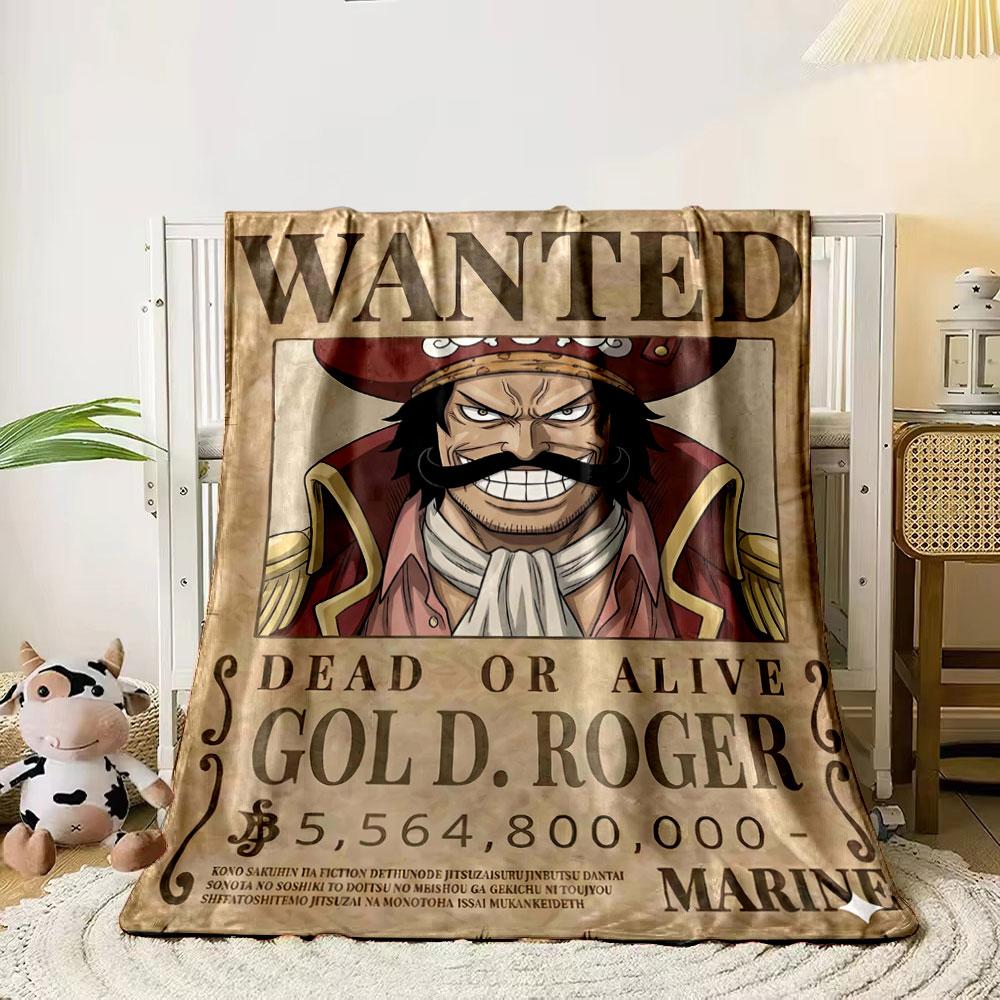 Wanted poster with ornate text and a bounty amount for a fictional character. for all seasons blanket lunch break throw gift 80cm x 120cm