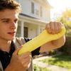 Realistic Banana Stick Toy, Soft And Slow- Fruit Toy, Party Gift, Stress Reliever, Birthday Gift For Adults And Children