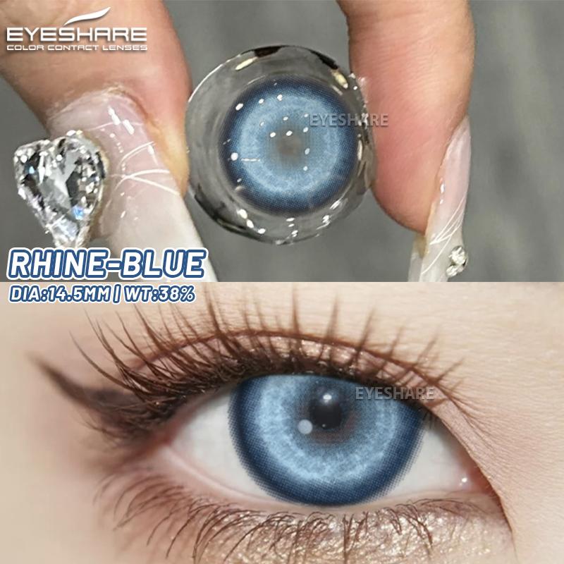 EYESHARE Hot Selling 2pcs Colored Contact Lenses Green Eye Lens Yearly Cosplay Blue Makeup cosplay Anime Accessories Helloween lens