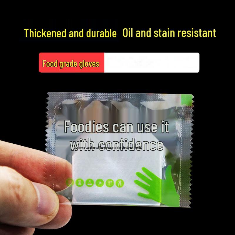 Transparent PE Disposable Food Handling Gloves