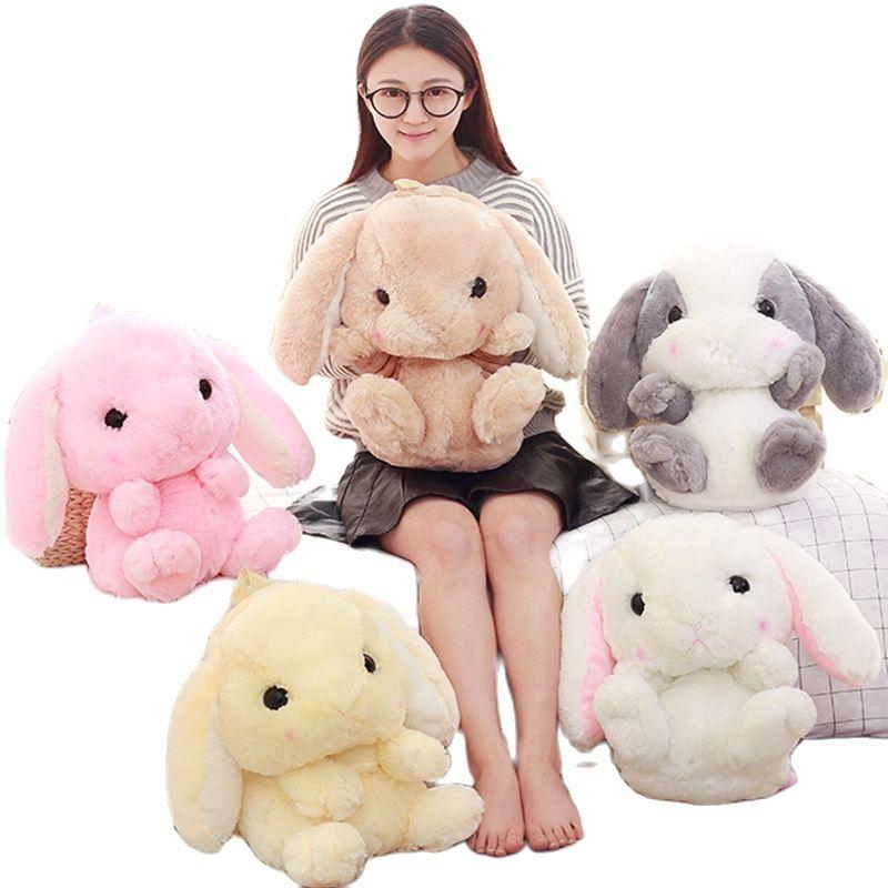 Cute Cartoon Rabbit Shoulder Bag Shoulder Bag Furry Toy Backpack Children's Holiday Gift Christmas Gift