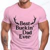 Mens Street T Shirt Best Dad Ever for Amazing Dad Funny Fathers Day Tees Summer Classic Men's T-shirt Street Oversized Clothing