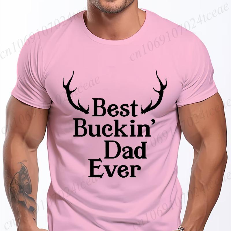 Mens Street T Shirt Best Dad Ever for Amazing Dad Funny Fathers Day Tees Summer Classic Men's T-shirt Street Oversized Clothing