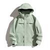 Veste 3 en 1 coupe-vent imperméable épaisse et chaude pour homme et femme, veste décontractée à capuche pour voyage en plein air, alpinisme