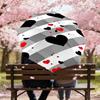 1PC Heart Love Automatic Open/Close Umbrella Compact Folding Umbrella with 8-Rib Shaft Lightweight Esign, Highquality Fabric1182A