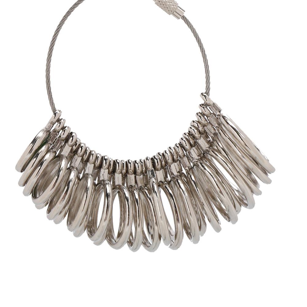 Silver Color Ring Sizer Japan Size Ring Gauge Professional Measuring Mandrel Stick  Jewelry Making