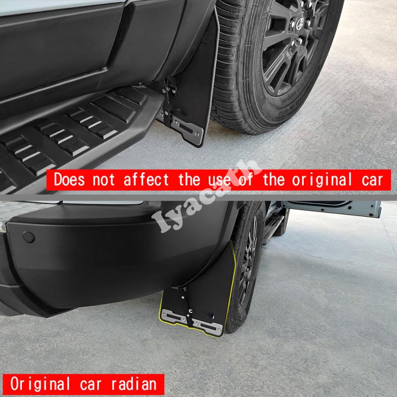 For Toyota Land Cruiser 250 Prado LC250 2024 2025 Red Front Rear Wheels Mud Flap Guards Mudguards Fender Splash Fenders Mudflaps