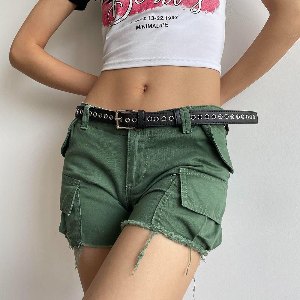 Fashion Circle Pin Buckle Dress For Men Thin Jeans Waist Belt Waist Strap PU Leather Belt Waistband