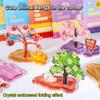 3D  Stickers Cute Relief Stickers Fun Stacking Series Children'S Toys Exchange Stickers Office School Supplies Stationery