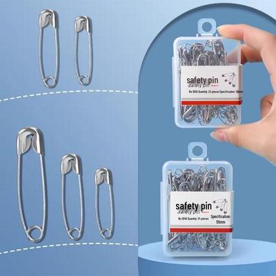 Versatile Safety Pin Set: Old-Fashioned Style for Clothes, Brooches, Large & Small Clips, Sheet Closures!