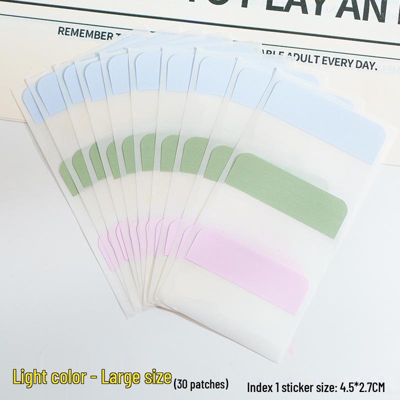 Sticky Notes and Index Tabs: Convenient Label Stickers and Small Strip Markers
