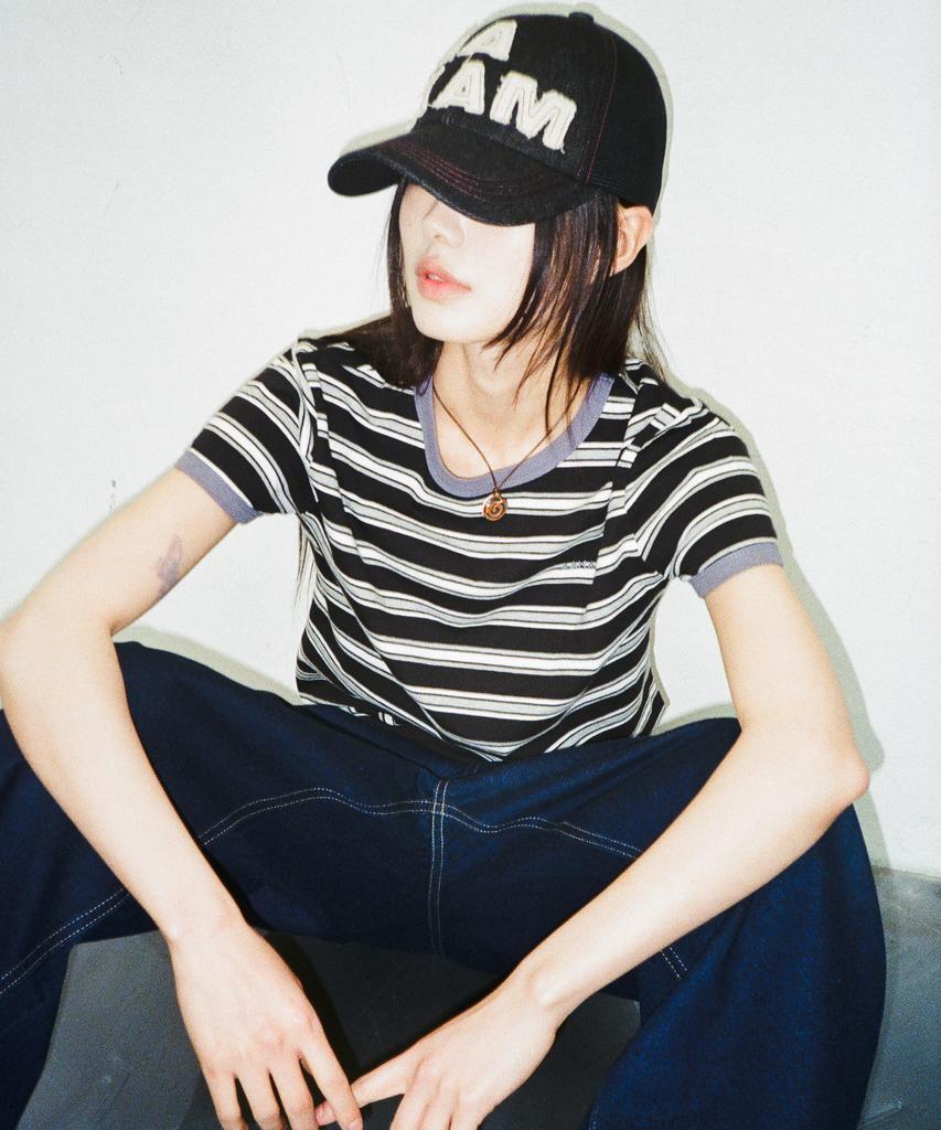 AAKAM Denim Trucker Cap (Black)