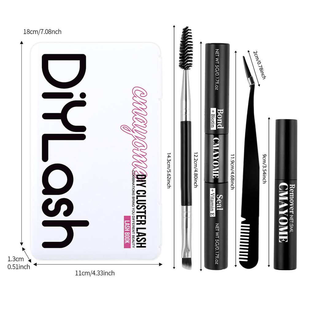Diy Single Tuft Eyelash Book False Eyelashes Natural Thick C Song Segmented Grafting Eyelashes