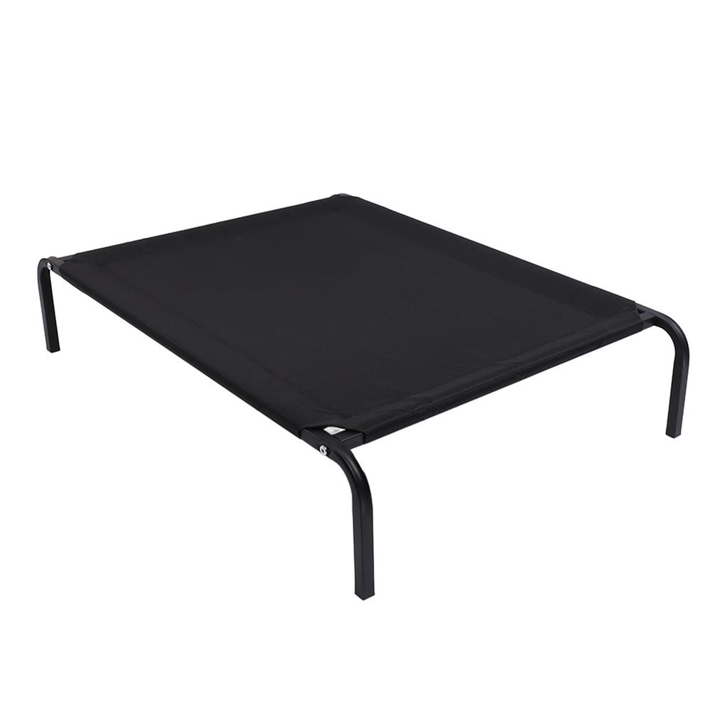 Elevated Dog Bed Breathable Mesh Portable Detachable 132.3lb Load Capacity Outdoor Raised Dog Bed for Outdoor Camping