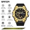 Sanda Men's Waterproof Tactical Sports Watch - Outdoor Multifunctional Military Style Student Wristwatch