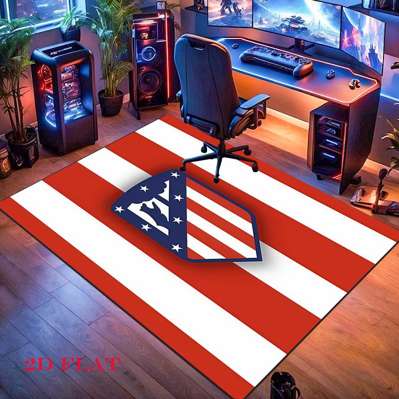 Atleti Carpet Rug for Living Room Bedroom Home Sofa Decoration,Kids play Nonslip Floor Mat