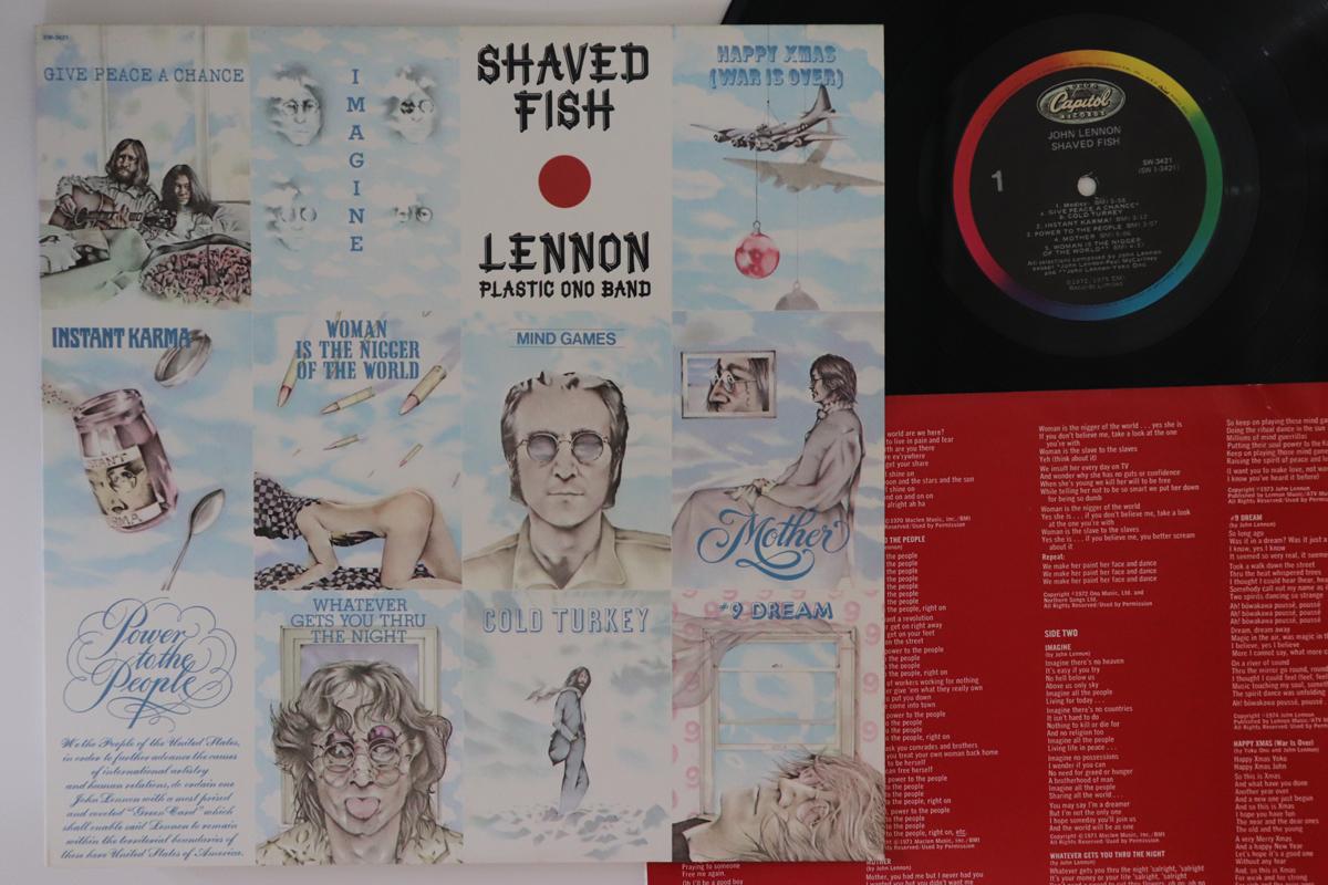 

LP Пластинка ДЖОН ЛЕННОН - Shaved Fish SW3421 CAPITOL США Рок Б/У
