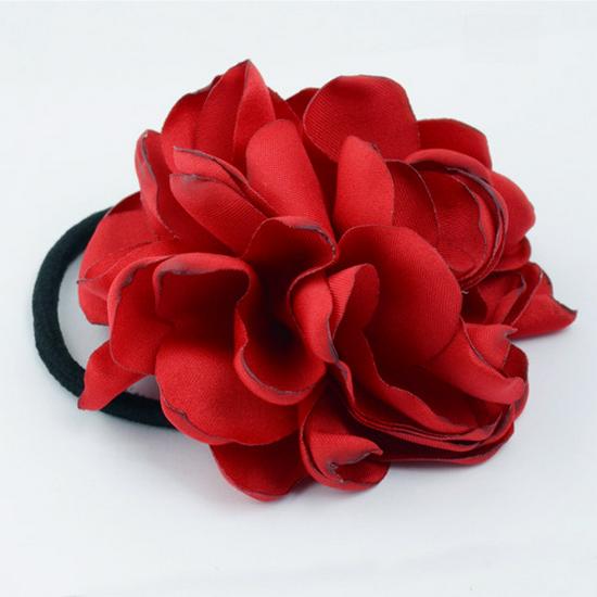 Korean Fashion Fabric Floral Hair Accessory: Camellia Rose Hairband