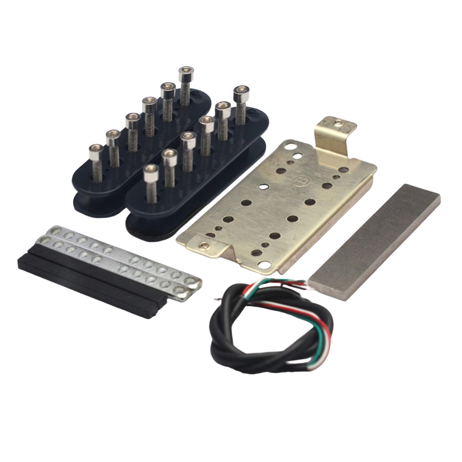 

DIY Electric Guitar Pickup Kits for 6 String Electric Guitar Sturdy Easy Installation Replacement Guitar Parts Humbucker Pickup
