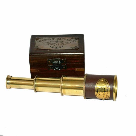 

Морской Морской Антикварный Винтажный Латунный Пиратский Подзорная Труба Телескоп M аэро