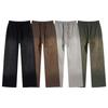 2024 Autumn Retro American Distressed Men's Drawstring Sweatpants - 450g Casual Loose Fit