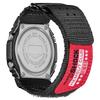 Velcro Watch Band for Casio 16mm Nylon Casio Wristband Men's G-Shock GM-2100B, GD-100/110/120/350, GW-S5600/5600/B5600/M5600,