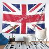 Distressed Union Jack Flag Tapestry Decor Art Aesthetic Tapestries for Living Room Bedroom Home Wall Cloth Wall Hanging