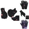 Versatile Black Waterproof And Windproof Touch Screen Gloves For Outdoor Sports