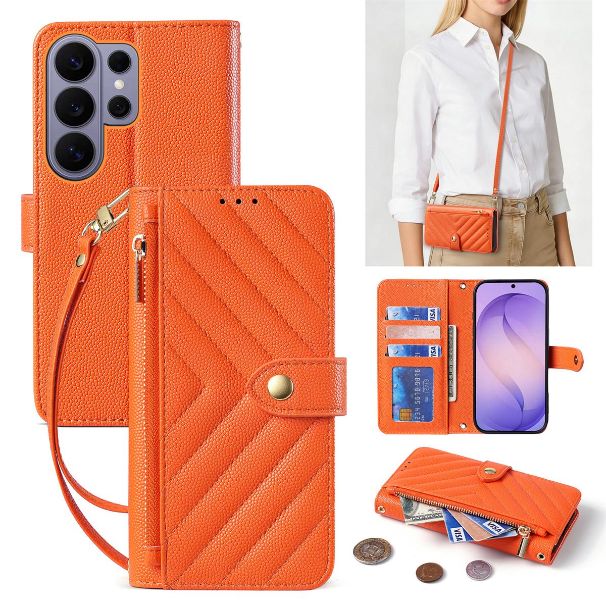 Ādas Crossbody Maks Kartes Slots Tālruņa