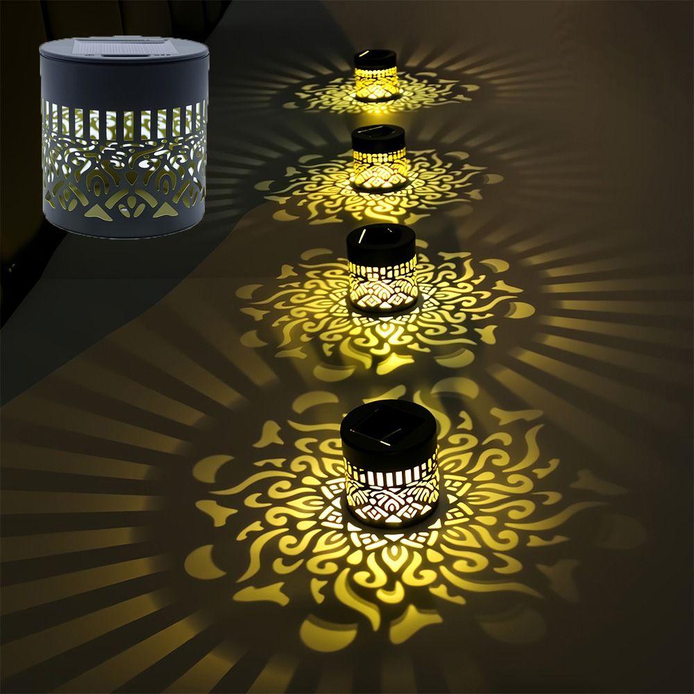 Warm Wall Light Metal Home Garden Night Light New LED Solar Light  Outdoor Lawn Courtyard