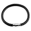 Woven Rope 1 Piece Women Men Gift PU Leather Magnetic Clasp Bracelet Fashion Accessories Jewelry