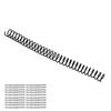 20Pcs Plastic Spiral Binding Coils 19mm 3 4in ID 30 Holes Spirals for A4 A5 Notebook