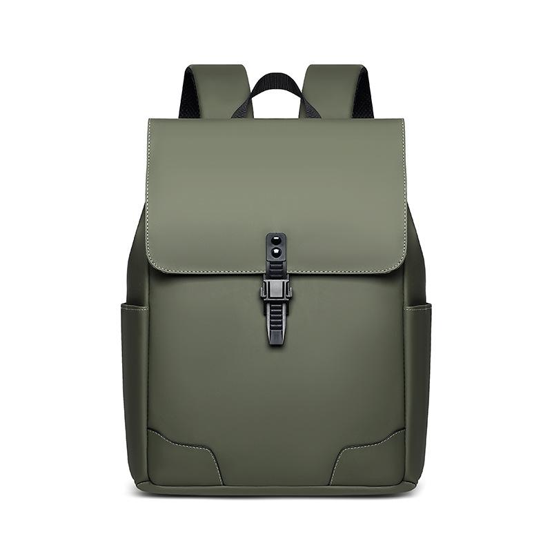 Schoolbag1011 New Backpack Laptop Bag Men's Solid Color Casual Backpack Large Capacity High School Student Schoolbag