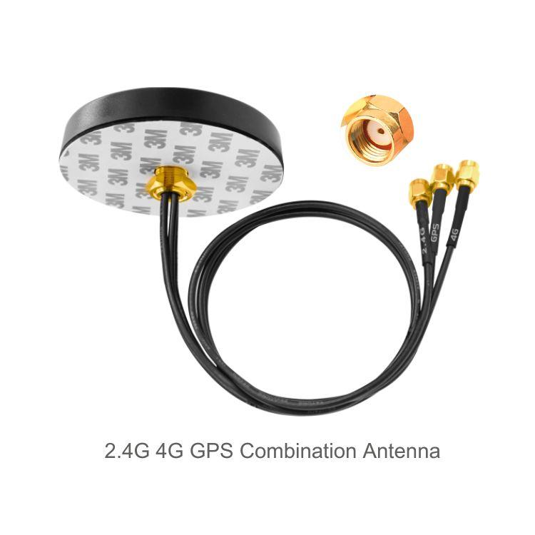 Outdoor for Car Vehicle Charging Station,4G LTE MIMO 2.4G Wifi 6e Cellular GPS Antenna Three in One Combo GPS Receiver Antenna